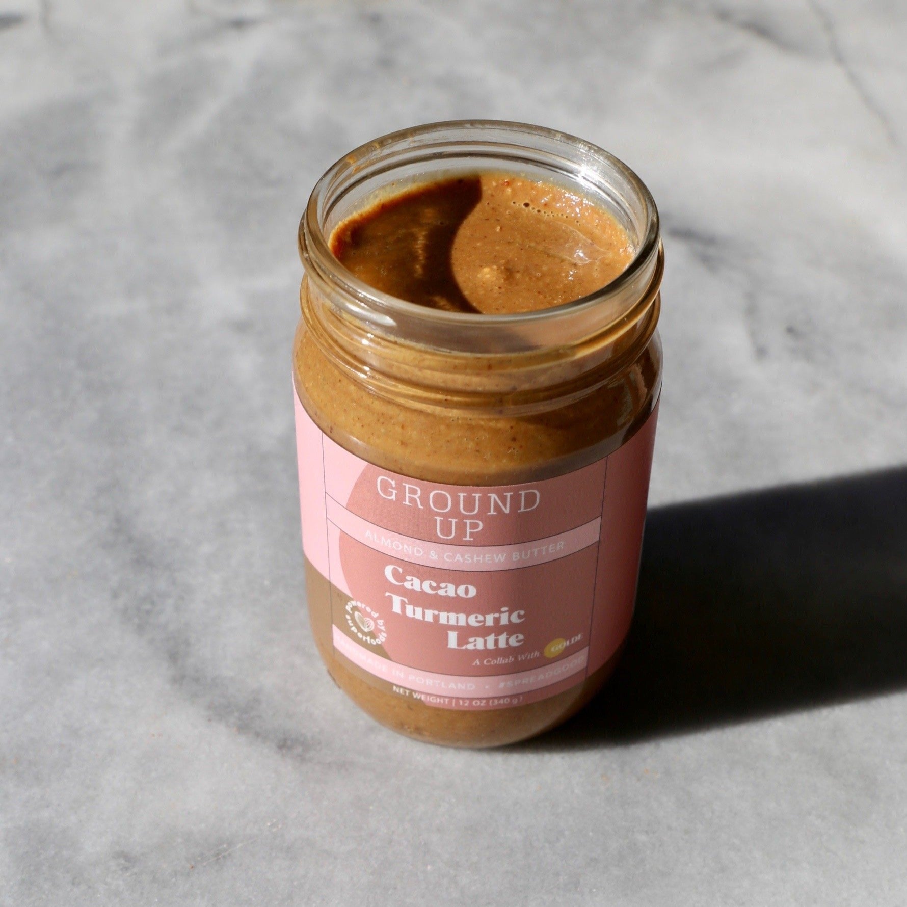 Golde Cacao Turmeric Latte Almond + Cashew Butter