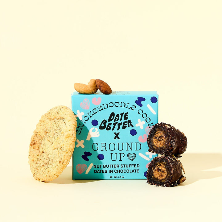 Snickerdoodle Chocolate Covered Date Bites