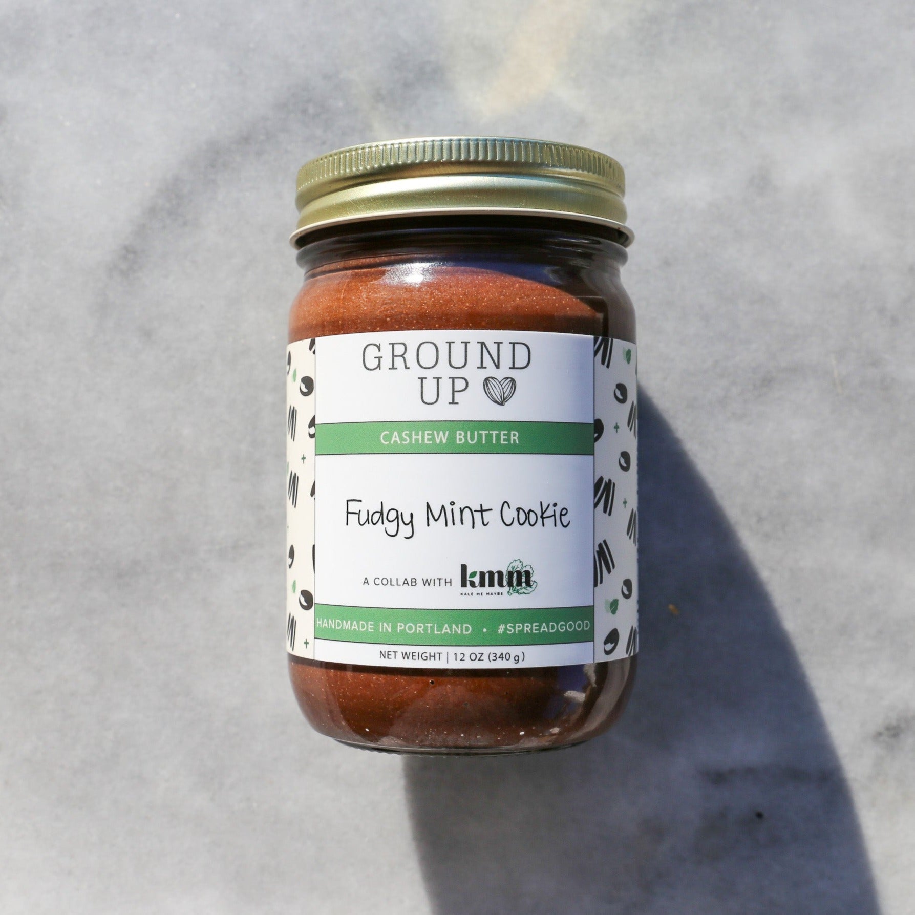 Fudgy Mint Cookie Cashew Butter